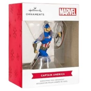 HALLMARK Boxed Marvel Avengers Captain America Christmas Ornament